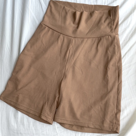 SHEIN Pants - Ribbed Bike Shorts